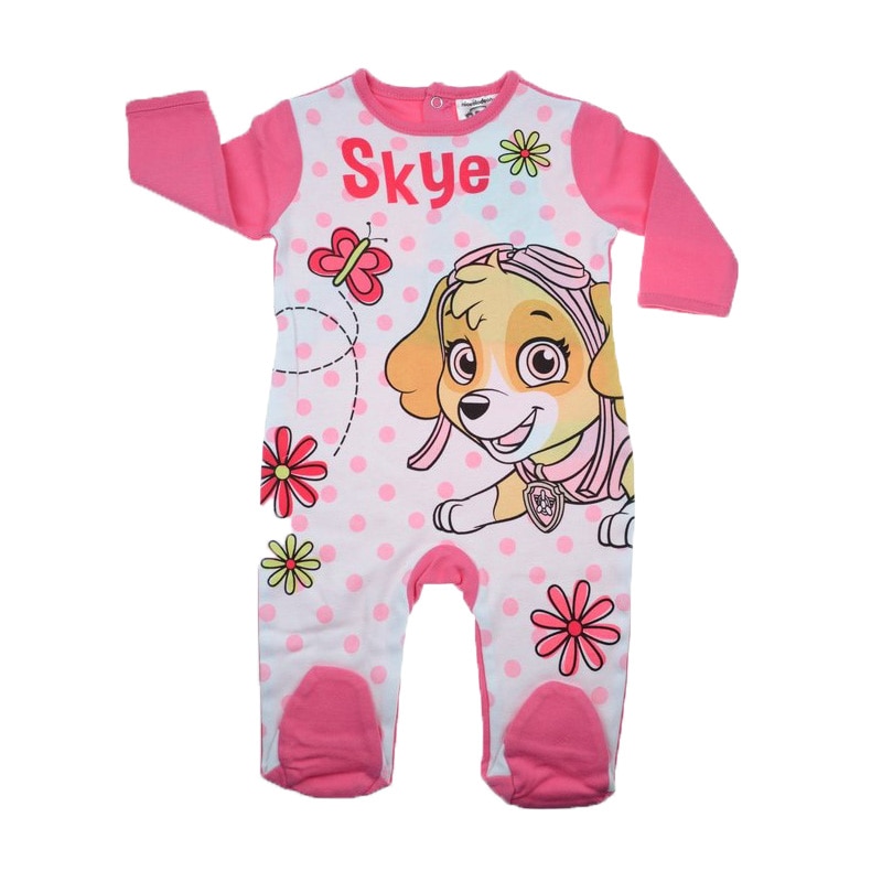 Salopeta cu maneca lunga pentru fete Sun City Paw Patrol RH0339F, Fucsia, 68 cm