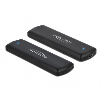 Rack extern usb c pentru ssd m.2 pcie/nvme + sata, Delock 42633 Rack extern usb c pentru ssd m.2 pcie/nvme + sata, Delock 42633