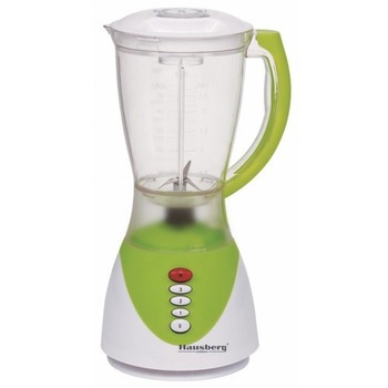 Blender profesional electric, Lame din Otel inoxidabil, Putere de 300 W, 3 Viteza de operare, Functia Pulse, Motor din cupru, Capacitate 1.5 L, Verde/Alb Blender profesional electric, Lame din Otel inoxidabil, Putere de 300 W, 3 Viteza de operare, Functia Pulse, Motor din cupru, Capacitate 1.5 L, Verde/Alb