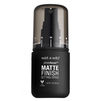 Spray de fixare a machiajului cu finish mat Wet n Wild Photo Focus Matte Finish Matte Appeal, 45ml Spray de fixare a machiajului cu finish mat Wet n Wild Photo Focus Matte Finish Matte Appeal, 45ml