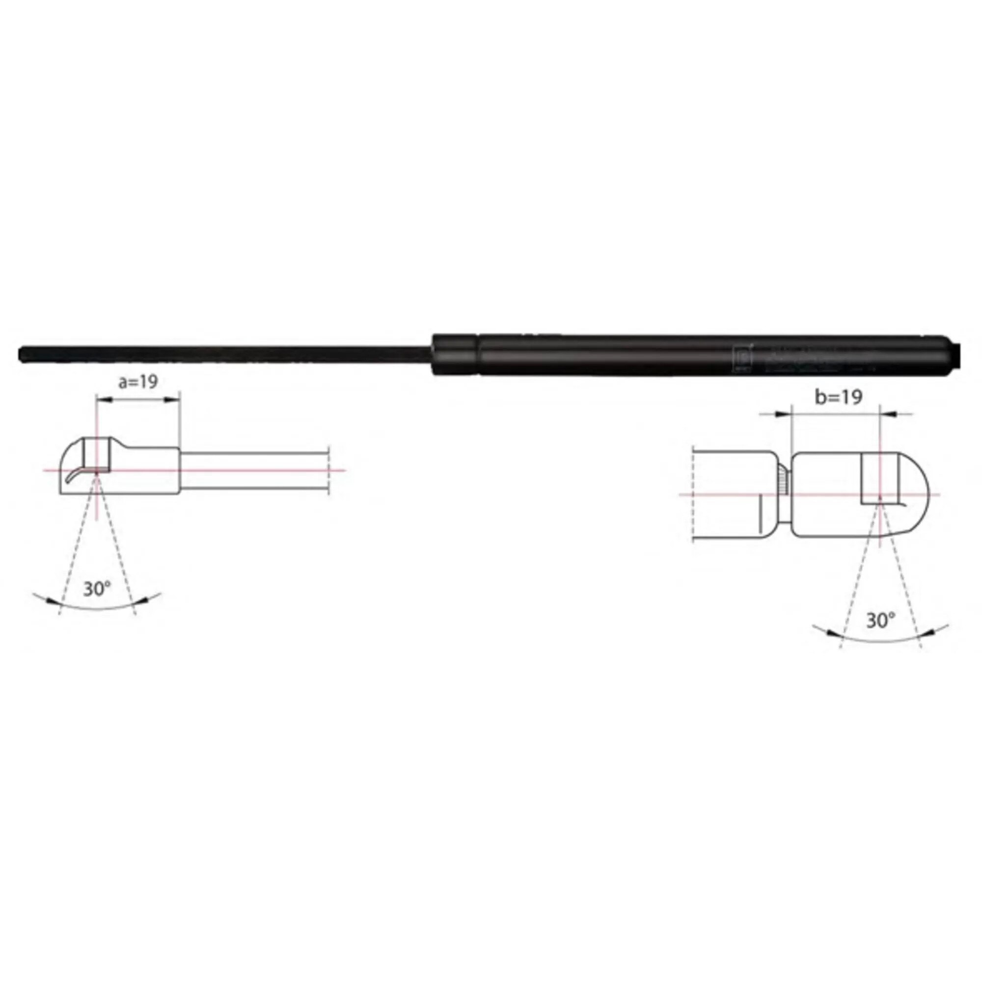 Amortizor capota pentru vw eos