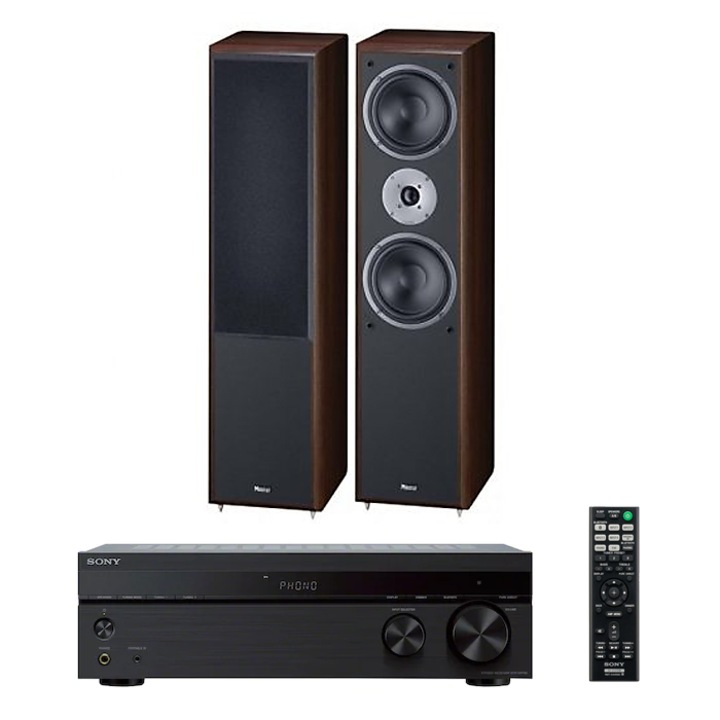Sistem Audio Profesional Sony STR-DH190 cu Bluetooth si 2 boxe Magnat Monitor 802 2x170w RMS