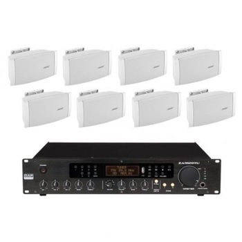 Sistem Sonorizare Restaurant Bose 2 x Zone Selectabile 8 x Boxe DS16S, 1 x Amplificator ZA9120, 120w, Alb Sistem Sonorizare Restaurant Bose 2 x Zone Selectabile 8 x Boxe DS16S, 1 x Amplificator ZA9120, 120w, Alb