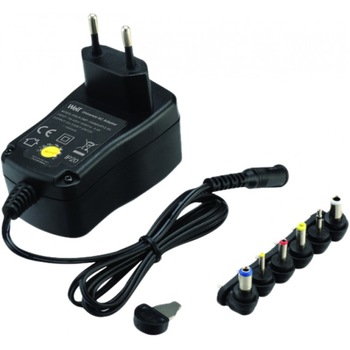Alimentator universal Well, 1000 mAh, 6 mufe, 1 m Alimentator universal Well, 1000 mAh, 6 mufe, 1 m