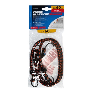 Cordon cauciucat Standard 2buc - Ø 10mm - 60cm Cordon cauciucat Standard 2buc - Ø 10mm - 60cm