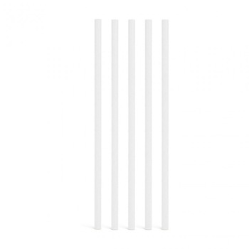 Paie pentru bauturi, alb, 195 mm, 25 bucati Paie pentru bauturi, alb, 195 mm, 25 bucati