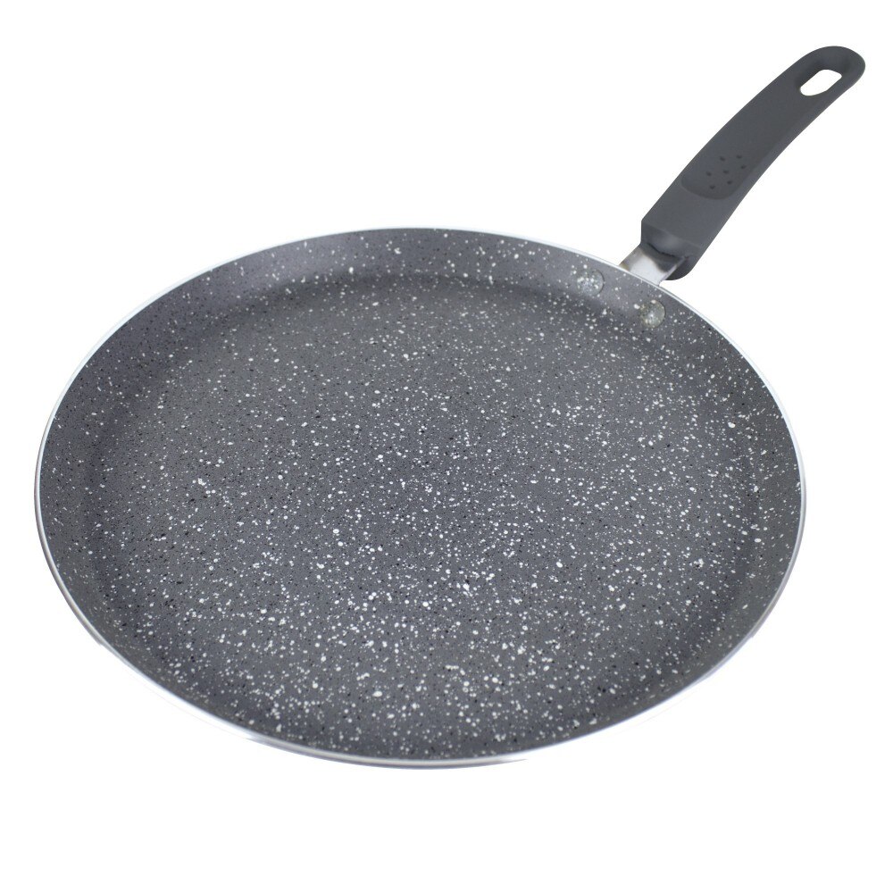 Tigaie pentru clatite, din aluminiu presat, gri, 26 cm