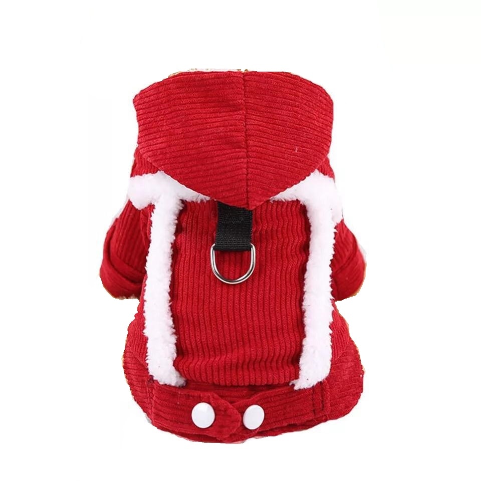 Geaca rosu catifea, S (26 cum lungime)