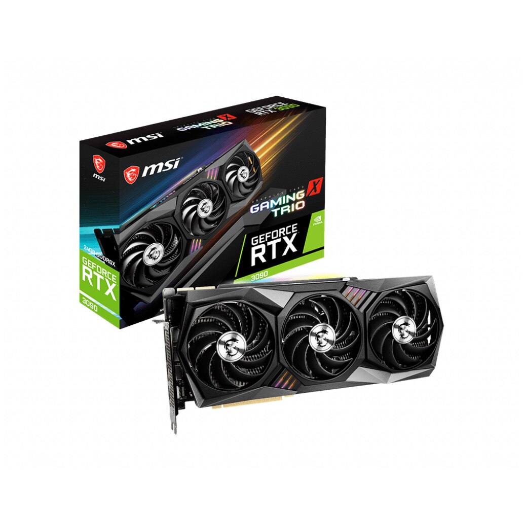 MSI GeForce RTX 3090 Gaming X Trio 訳あり Placa video MSI GeForce® RTX™ 3090 GAMING X TRIO, 24GB GDDR6X, 384