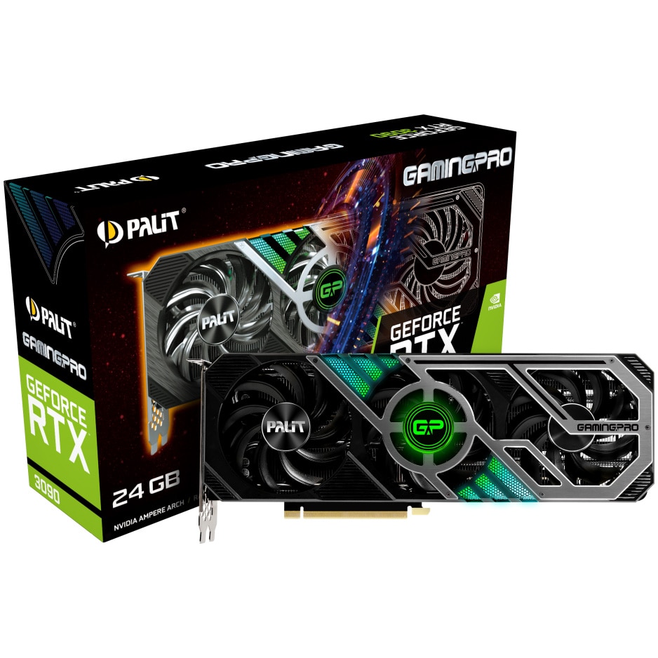 s*o様 PALIT GAMINGPRO GeForce RTX 3090 24 Placa video Palit GeForce® RTX™ 3090 GamingPro, 24GB GDDR6X, 384
