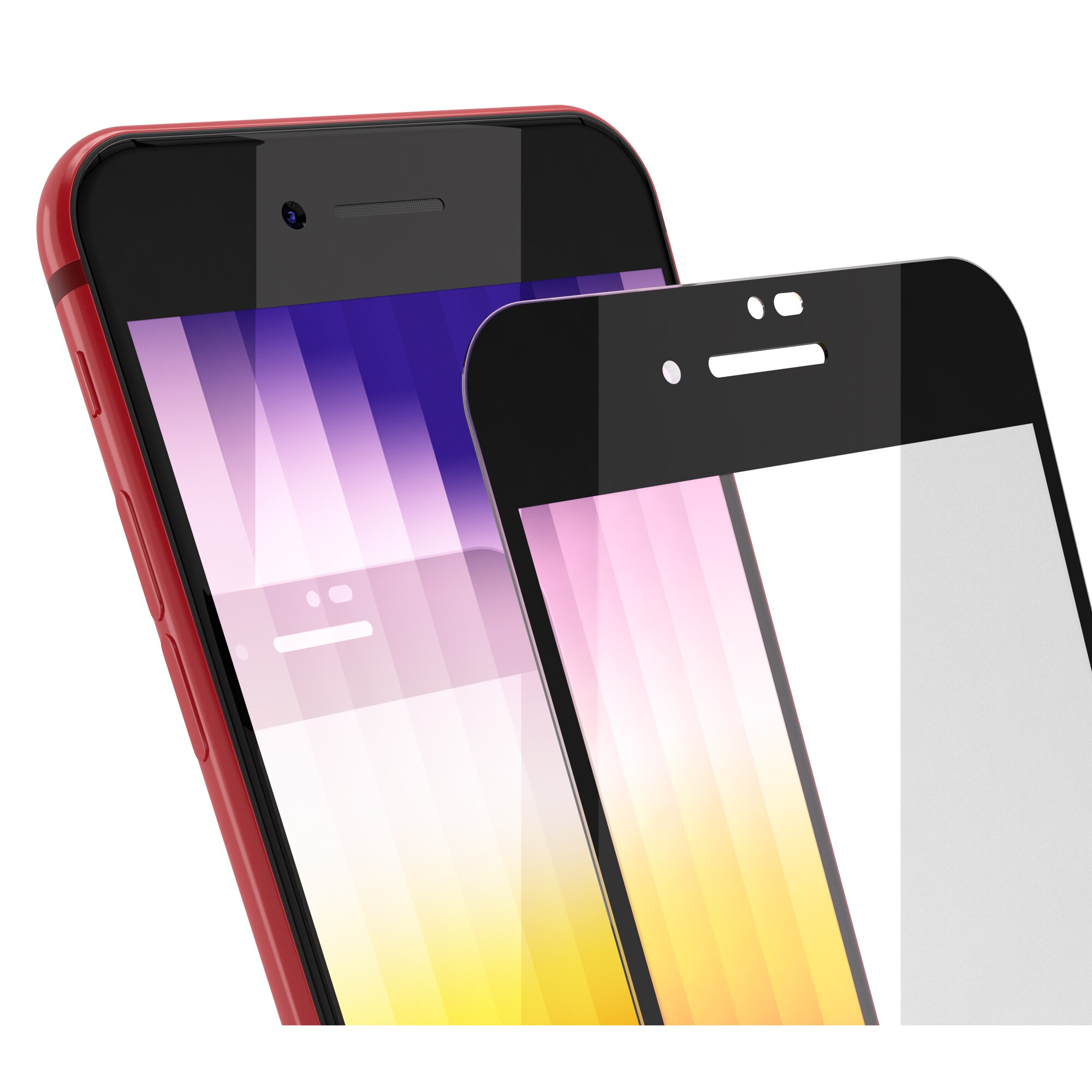 Folie de protectie din sticla 3D NEXT ONE pentru iPhone 7 Plus /8 Plus - Neagra
