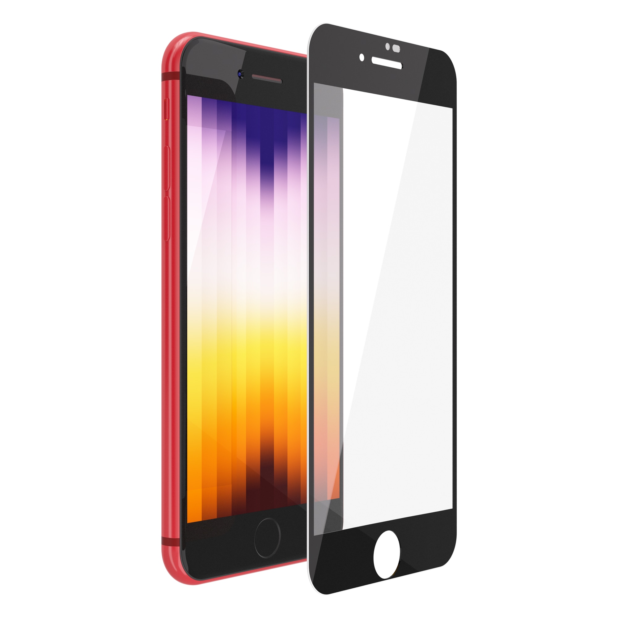 Folie de protectie din sticla 3D NEXT ONE pentru iPhone 7 Plus /8 Plus - Neagra