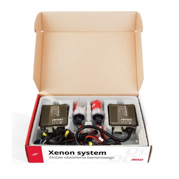 Kit Xenon Premium H7 8000K, 12 - 24V, 35W, 3.2A, 3200 lumeni, canbus ultrasonic aprindere rapida plug&play