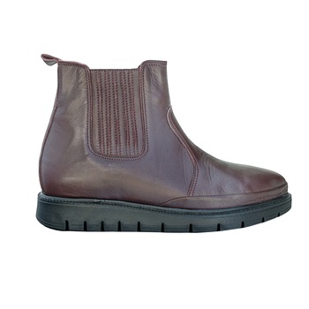 Ghete dama piele naturala casual 251, Bordo Ghete dama piele naturala casual 251, Bordo