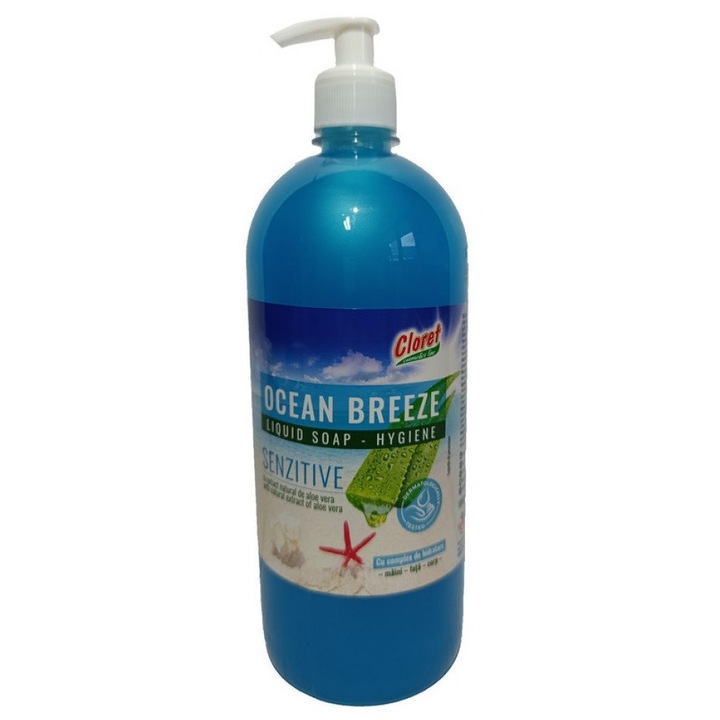 Cloret Sapun Lichid Cremos Ocean Breeaze 1000 ml