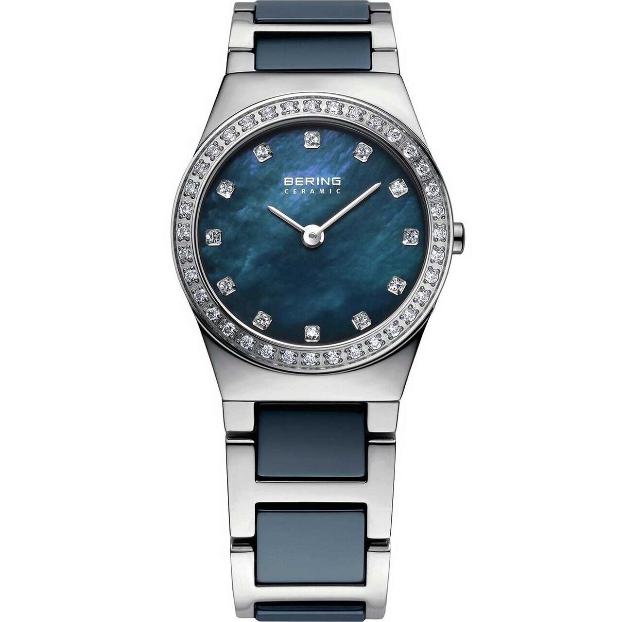 Ceas de dama Bering 32426-707, Quartz, 26mm, 5ATM, Argintiu