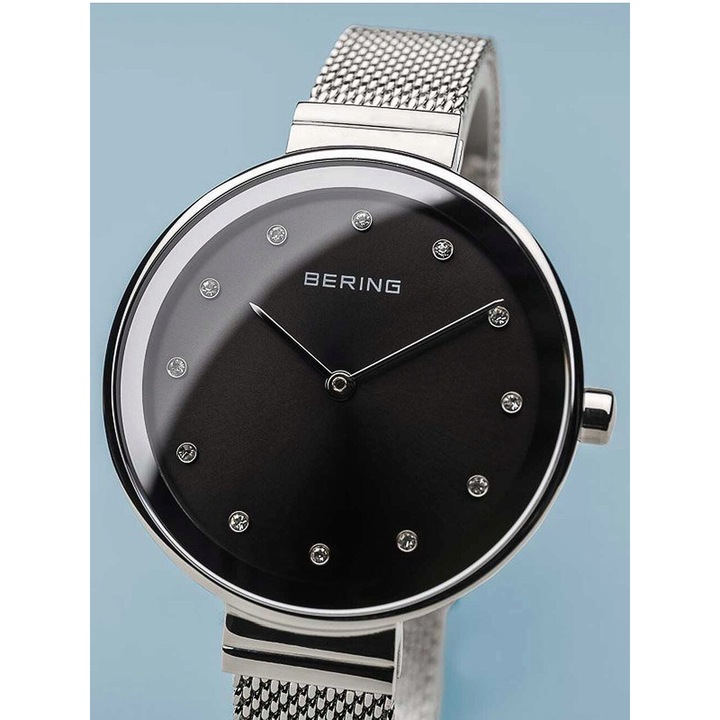 Дамски часовник Bering 12034-009, Кварцов, 34мм, 3ATM