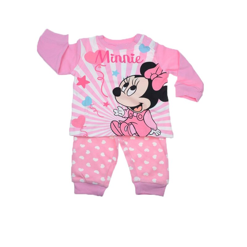 Pijama pentru fete Sun City Minnie Mouse HS0338R, Roz
