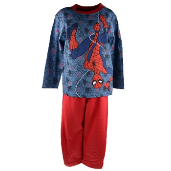 Pijama pentru baieti Sun City Spider Man HS2042, Albastru, 98 cm Pijama pentru baieti Sun City Spider Man HS2042, Albastru, 98 cm