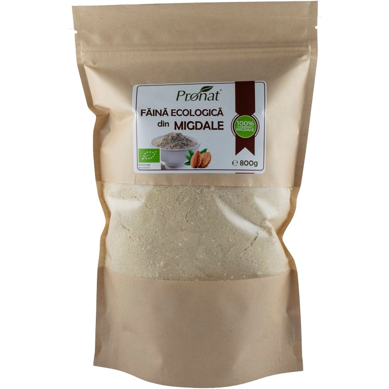 Faina de migdale, bio, Pronat, 800g