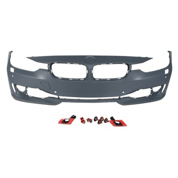 Bara fata BLIC, pentru BMW Seria 3 LUXURY/MODERN/SPORT 10.2011-05.2015, cu Gauri pentru 6 Senzori Parcare, Proiectoare Ceata, Spalatoare Faruri si Camera Bara fata BLIC, pentru BMW Seria 3 LUXURY/MODERN/SPORT 10.2011-05.2015, cu Gauri pentru 6 Senzori Parcare, Proiectoare Ceata, Spalatoare Faruri si Camera