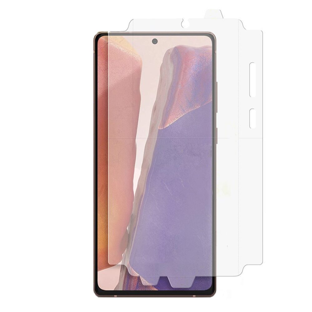 Set 2xFolii Policarbonat Ringke Dual Easy pentru Samsung Galaxy Note 20, Transparenta