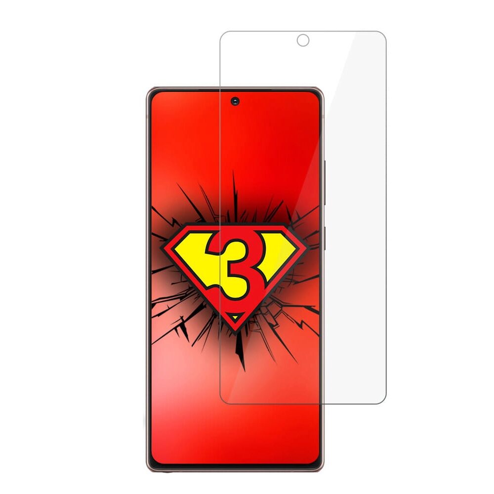 Folie Protectie Sticla Flexibila 3MK pentru Samsung Galaxy Note 20, Structura Incasabila, 7H, 0.3 mm, Transparenta