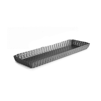 Forma dreptunghiulara perforata pentru prajituri Ibili-Crous,35x11cm Forma dreptunghiulara perforata pentru prajituri Ibili-Crous,35x11cm