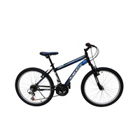 Bicicleta MTB copii Tec Blue, suspensie fata, roata 24", culoare albastru