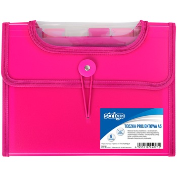 Dosar Strigo Plastic Extensibil A5 6 Compartimente Roz Dosar Strigo Plastic Extensibil A5 6 Compartimente Roz