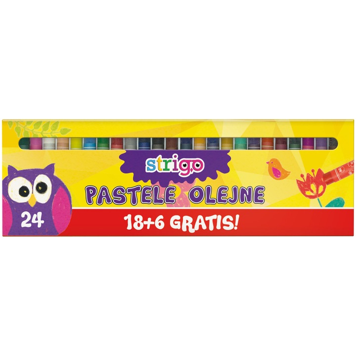 Pasteluri Ulei Strigo 24 Culori