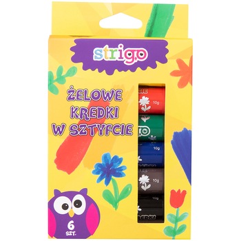 Creioane Strigo Gel 6 Culori 10G Creioane Strigo Gel 6 Culori 10G