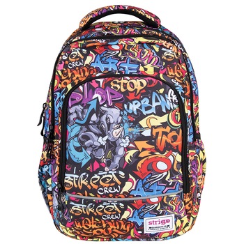 Ghiozdan Strigo Cm9 Misty Comic, 25 x 39 x 14, 23 litri Ghiozdan Strigo Cm9 Misty Comic, 25 x 39 x 14, 23 litri