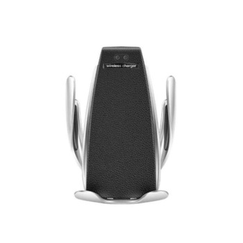Incarcator/suport auto wiereless inteligent, QC wireless fast charging, putere in iesire 10 W, compatibil cu toate tipurile de telefon care suporta incarcare wireless, Negru/Argintiu Incarcator/suport auto wiereless inteligent, QC wireless fast charging, putere in iesire 10 W, compatibil cu toate tipurile de telefon care suporta incarcare wireless, Negru/Argintiu