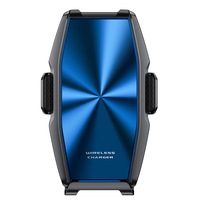 incarcator wireless auto automat loowoko s9 de masina cu prindere in grila de ventilatie acoperit cu sticla senzor de apropiere 15w fast charge compatibil samsung apple huawei sony nokia xiaomi lenovo oppo negru imagen 19_0_
0