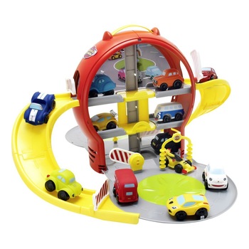 Jucarie pentru Bebelusi , Primul meu Garaj Vroom Planet , 3 Nivele , 2 Masinute si Rampa de acces Jucarie pentru Bebelusi , Primul meu Garaj Vroom Planet , 3 Nivele , 2 Masinute si Rampa de acces