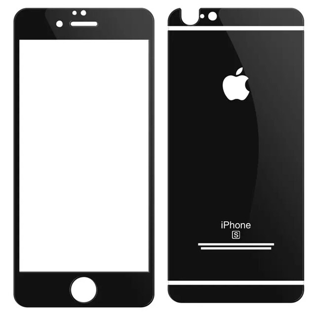 Sticla securizata pentru Apple Iphone 6G, neagra, aspect oglinda