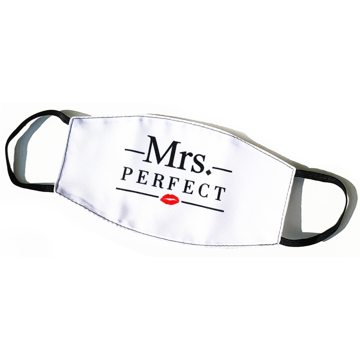 Mrs. Perfect mintás sima szájmaszk
