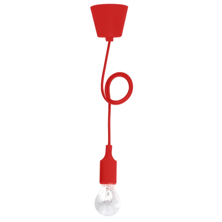 Пендел ErSte Vogue EL0038217, Интериорен, Червен, 1x60W Max E27