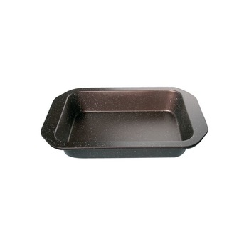 Tava pentru cuptor, Elekom EK J62 1, Acoperire cu particule de piatra, 35 x 23 x 6 cm, Maro Tava pentru cuptor, Elekom EK J62 1, Acoperire cu particule de piatra, 35 x 23 x 6 cm, Maro