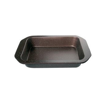 Tava pentru cuptor, Elekom EK J62 2, Acoperire cu particule de piatra, 37 x 25 x 6 cm, Maro Tava pentru cuptor, Elekom EK J62 2, Acoperire cu particule de piatra, 37 x 25 x 6 cm, Maro