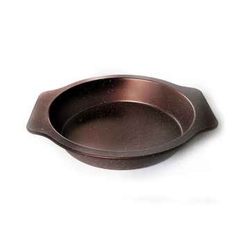 Tava pentru cuptor, Elekom EK J62 1, Acoperire cu particule de piatra, 35 x 32 x 6 cm, Maro Tava pentru cuptor, Elekom EK J62 1, Acoperire cu particule de piatra, 35 x 32 x 6 cm, Maro