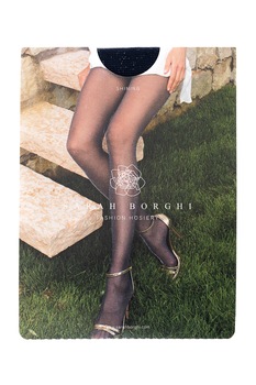 Dres cu fir stralucitor, Sarah Borghi, Shining, 20 DEN, Bleumarin Dres cu fir stralucitor, Sarah Borghi, Shining, 20 DEN, Bleumarin