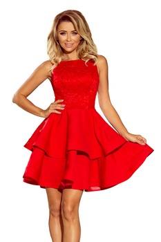 Rochie de seara, Numoco, 205-1, Rosu Rochie de seara, Numoco, 205-1, Rosu