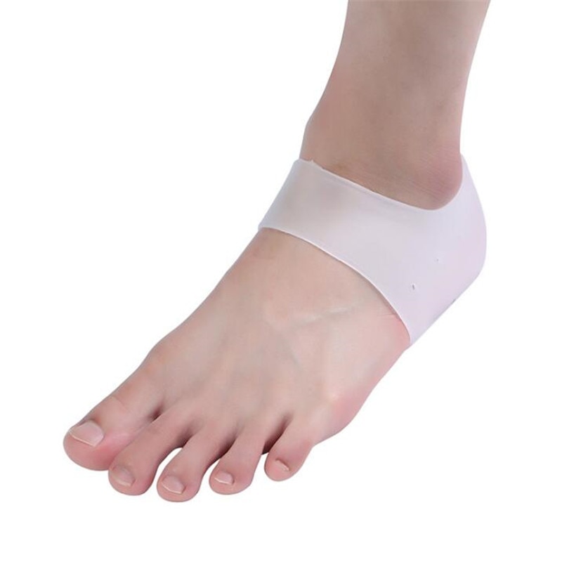 Set 2 bucati Protectie pentru calcai cu silicon, ASKSA, respirabil, lavabile, marime unica, unisex