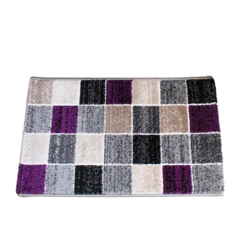 Covor Silver 178A, 50x80 cm,30% poliester 70% polipropilena heat-set , inaltime plus 12 mm, gramaj 1800g/mp, model purple/grey Covor Silver 178A, 50x80 cm,30% poliester 70% polipropilena heat-set , inaltime plus 12 mm, gramaj 1800g/mp, model purple/grey