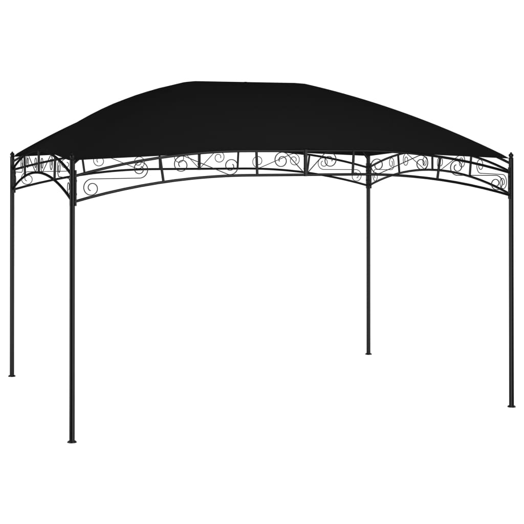 Pavilion de gradina, vidaXL, Tesatura, 4 x 3 m, Antracit