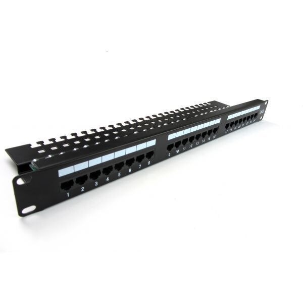 Patch panel 24 porturi CAT5e - sertizare 110 neecranat