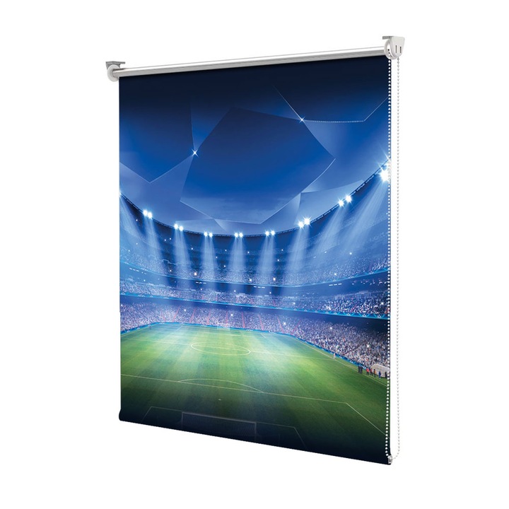 Rolete Art Shade tip Jaluzele cu Rulou si sistem inclus, Stadion de Fotbal UEFA Champions League, Decoratiuni, Latime 45 cm x Inaltime 190 cm