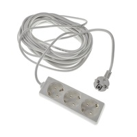 prelungitor cu 3 prize schuko pozitionate la 45 grade lungime cablu 10 m 16a 250v putere maxima 3500w alb imagen 54_0_
0